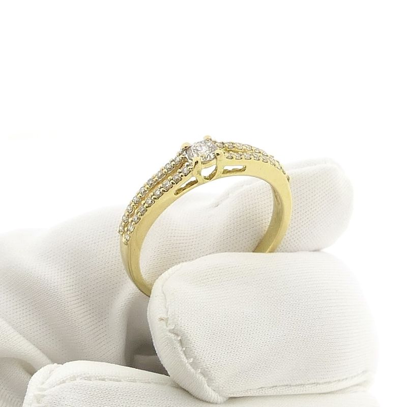 Image 7 of 18-karat gold ring with diamond | 0.53 ct.