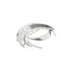 Image 3 of Silver Crescent Moon-Shaped Brooch