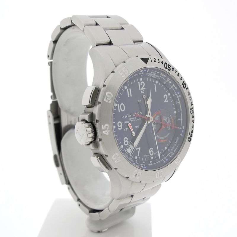 Image 3 of Hamilton Khaki Regatta Alarm; Men's watch with regatta timer