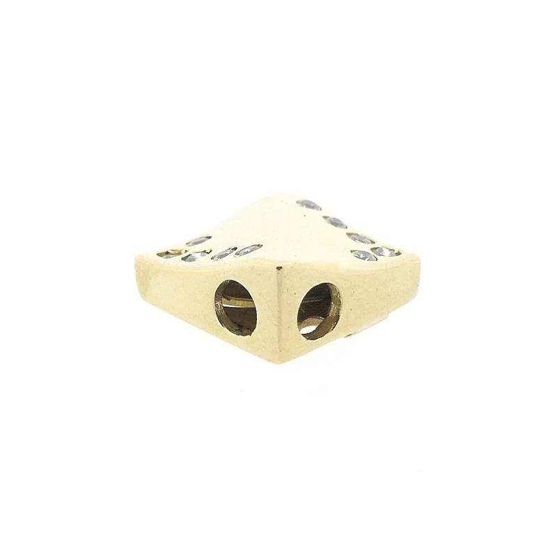 Image 2 of Gold pendant with zirconia