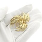 Image 8 of Luxurious gold brooch; Floral design