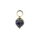 Image 1 of 18 carat gold globe pendant with enamel