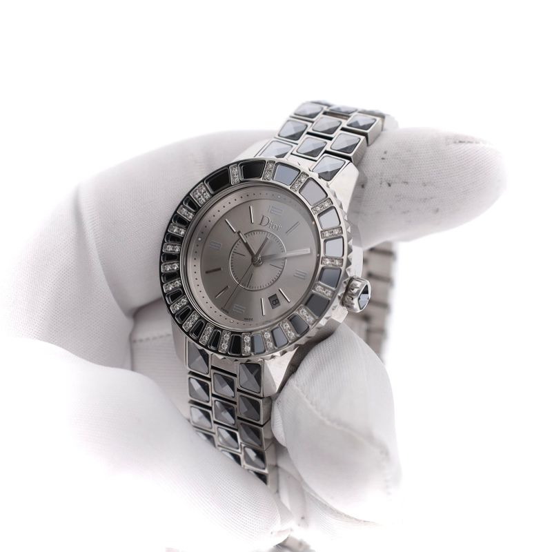 Afbeelding 6 van Dior Christal CD113113; Dames Horloge met Diamanten