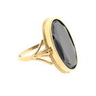 Image 6 of Gold ring with hematite