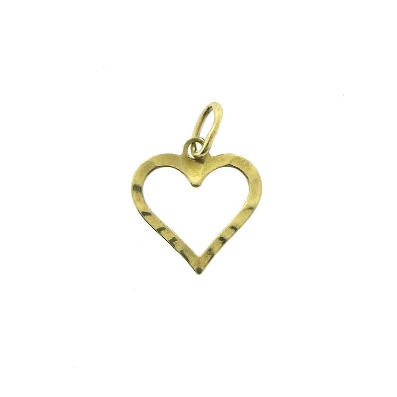 Image 1 of Gold pendant of a heart