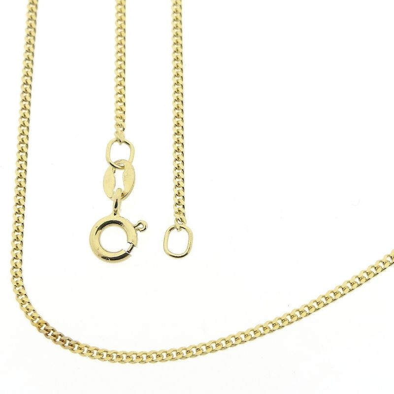 Image 1 of Gold gourmet link chain | 50 cm