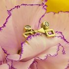 Image 6 of Gold stud earrings with zirconia