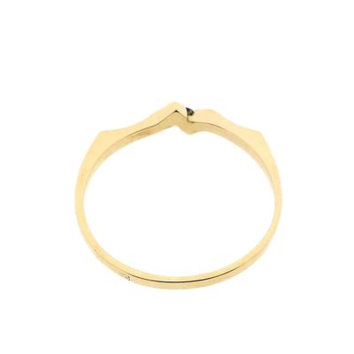 Gold ring with diamond; 0.03 ct. Image 2 of Gold ring with diamond; 0.03 ct.