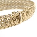 Image 10 of Gold wide fantasy link bracelet
