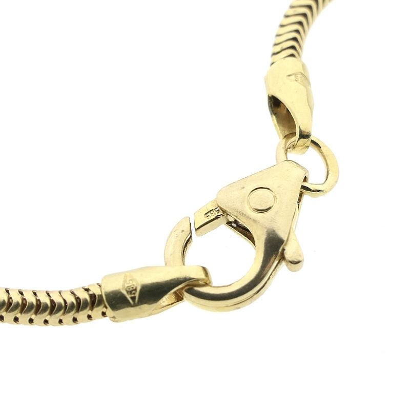 Image 5 of Gold snake link chain
