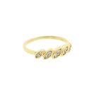 Image 4 of 18-karat gold ring with 0.10 ct diamond