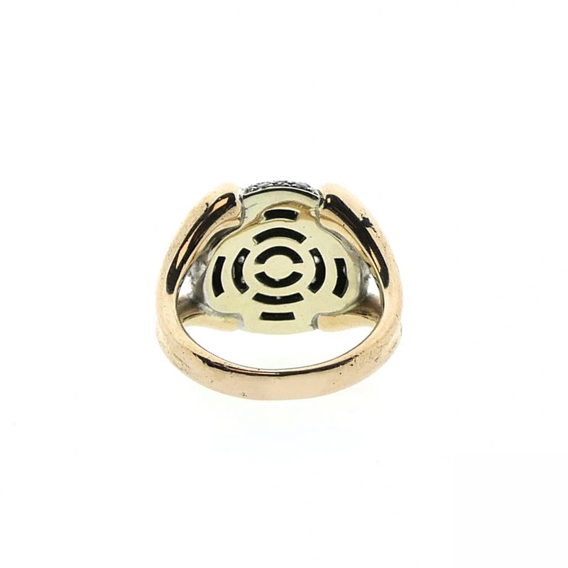 Image 4 of Rose gold ring with diamonds; approx. 0.85 ct.