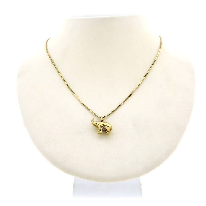 Image 4 of Gold elephant pendant