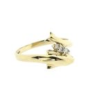 Image 6 of Gold dolphin ring with diamond | 0.06 ct.