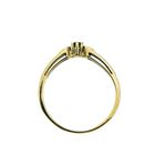 Image 3 of Gold solitaire ring with sapphire