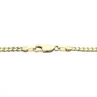 Image 4 of Gold flat gourmet link chain
