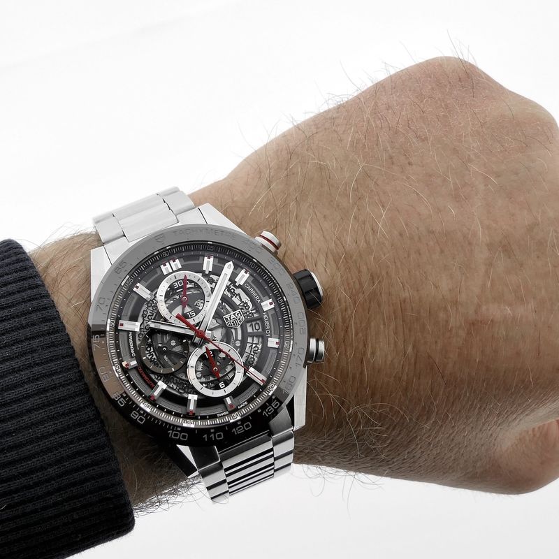Image 16 of TAG Heuer Carrera 'Calibre 01' CAR201U; Chronograph men's watch