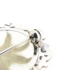 Image 6 of Silver brooch with dried edelweiss flower