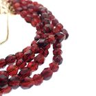 Image 4 of Antique glass bead bracelet with gold clasp