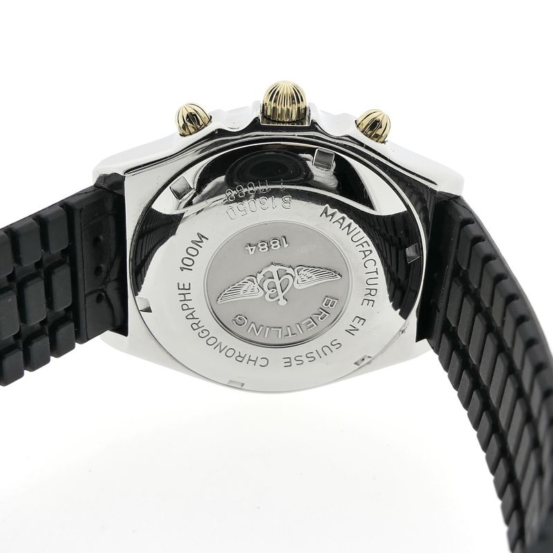 Image 13 of Breitling Chronomat Chronograph B13050; Vintage men's watch in full set