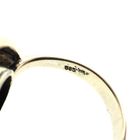 Image 4 of Gold ladies ring with malachite