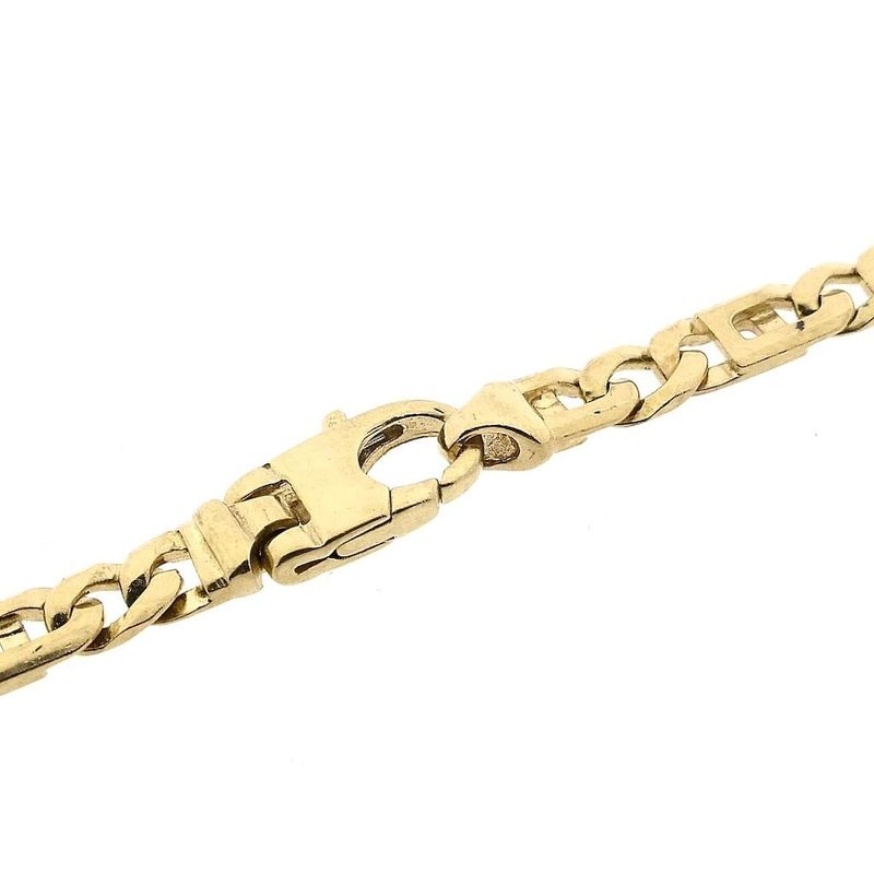 Image 4 of Bicolor Gold Figaro Chain