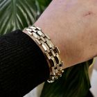 Image 10 of Golden fantasy link bracelet | 19.5 cm