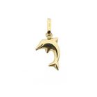 Image 3 of Golden dolphin pendant | Minimalist