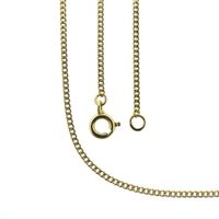 Gold gourmet link chain