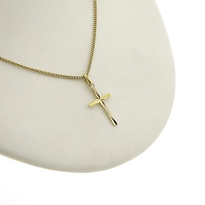 Image 2 of Gold pendant of a cross