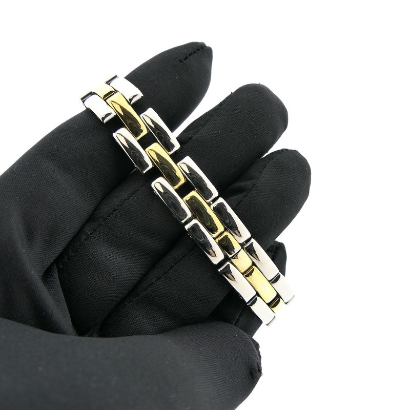 Image 9 of Baume & Mercier Linea MV045203; Bi-color ladies watch