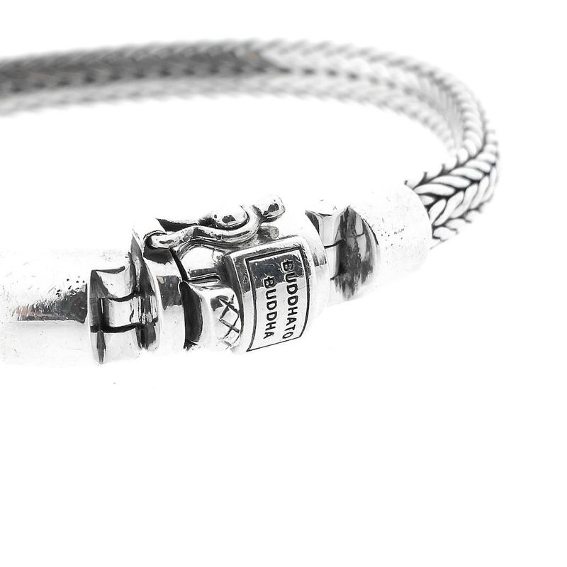Image 3 of Silver Buddha to Buddha bracelet; Ellen