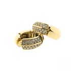 Image 7 of Antonini gold earrings with diamonds; 0.78 ct.