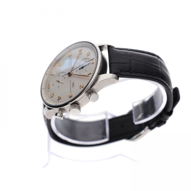 Image 6 of IWC Portuguese Chronograph 'Ivory' IW371401; Automatic Men's Watch