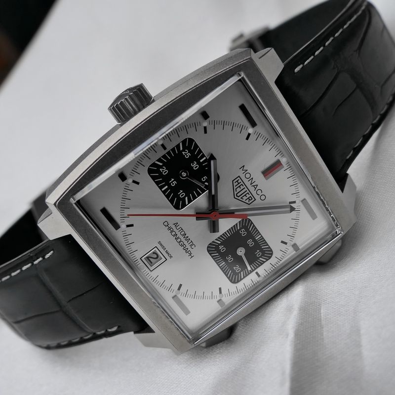 Image 14 of TAG Heuer Monaco Titan Special Edition (500 pieces); Chronograph men's watch