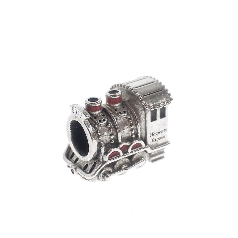 Image 3 of Pandora x Harry Potter charm; Silver; Hogwarts Express