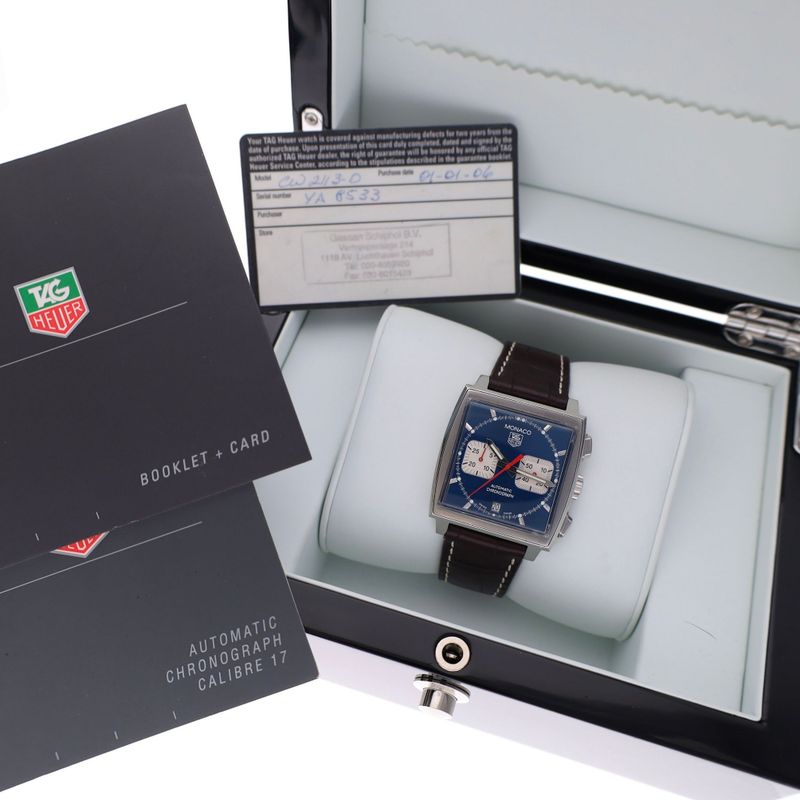 Image 3 of TAG Heuer Monaco Chronograph CW2113-0; Automatic Men's Watch