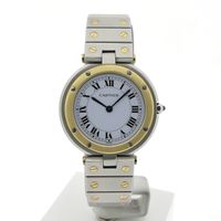 Cartier Santos Ronde 32mm 8191; 18k. Gold/steel watch