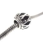 Image 2 of Pandora charm; Silver; Diamond Shaped