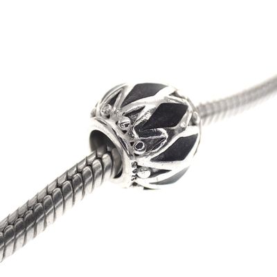 Image 2 of Pandora charm; Silver; Diamond Shaped