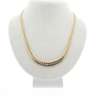 Image 1 of Gold gourmet link necklace | 45 cm