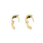 Image 9 of Two-tone gold hoop earrings with diamonds; Ø 13.3 mm