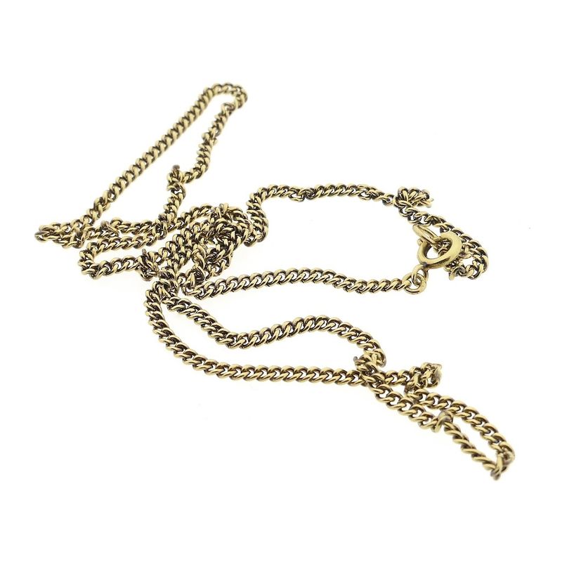 Image 6 of Gold gourmet link chain | 53.5 cm