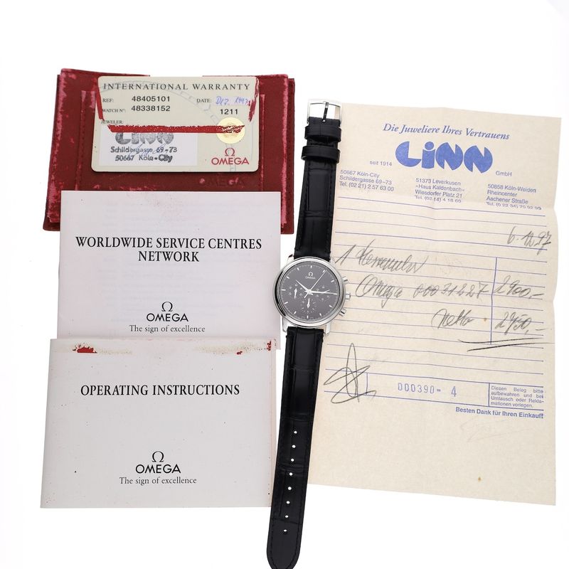 Image 16 of Omega De Ville Prestige 4840.51.01; Chronograph men's watch