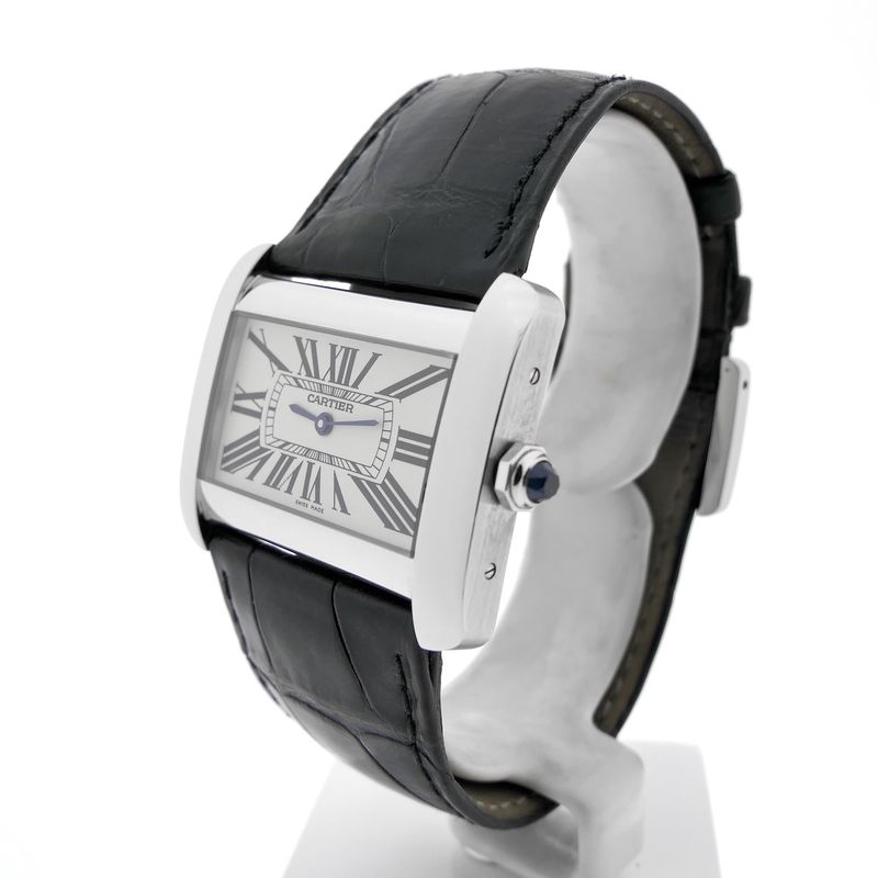 Image 2 of Cartier Tank Divan 2600; Dames horloge in full-set