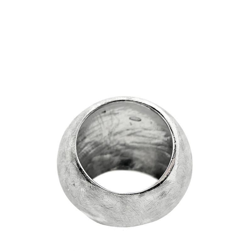Image 7 of Silver robust and convex ring