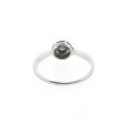 Image 4 of Vintage white gold solitaire ring with diamond | 0.07 ct.