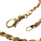 Image 4 of Gold twisted link chain | 46 cm