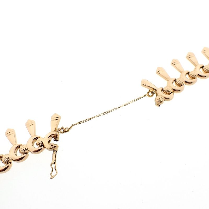 Image 7 of Gold Cleopatra link necklace