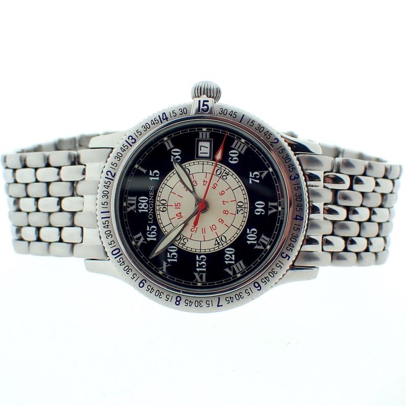 Image 6 of Longines Lindbergh; men's pilot watch